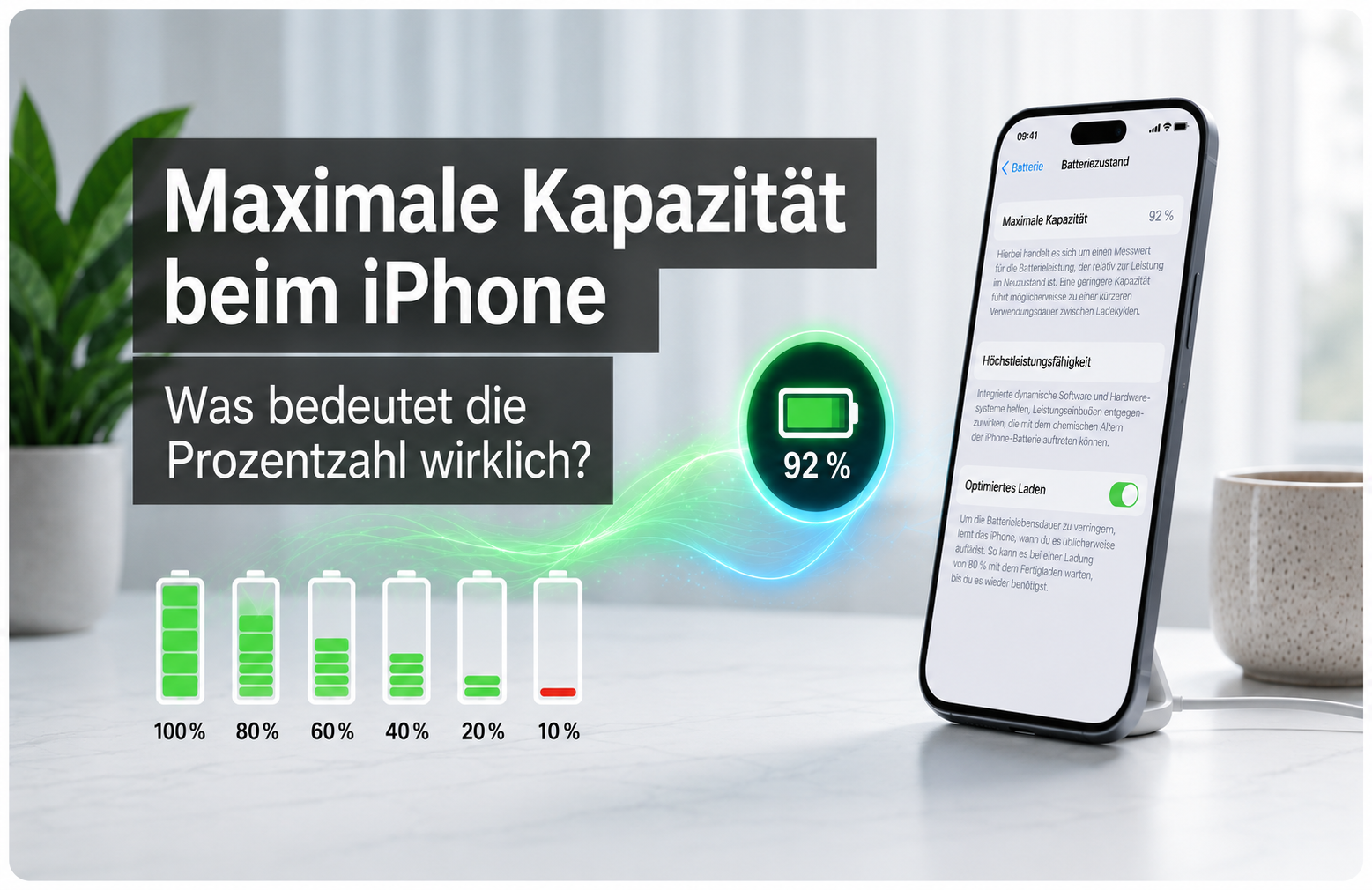 Maximale Kapazität beim iPhone: Was bedeutet die Prozentzahl wirklich?